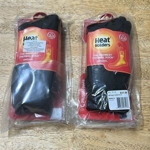 2 pairs of unisex Heat Holders Thermal Performance Crew Socks